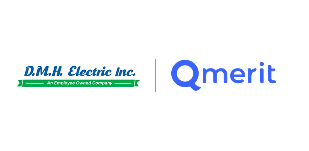 dmh electric and qmerit logos