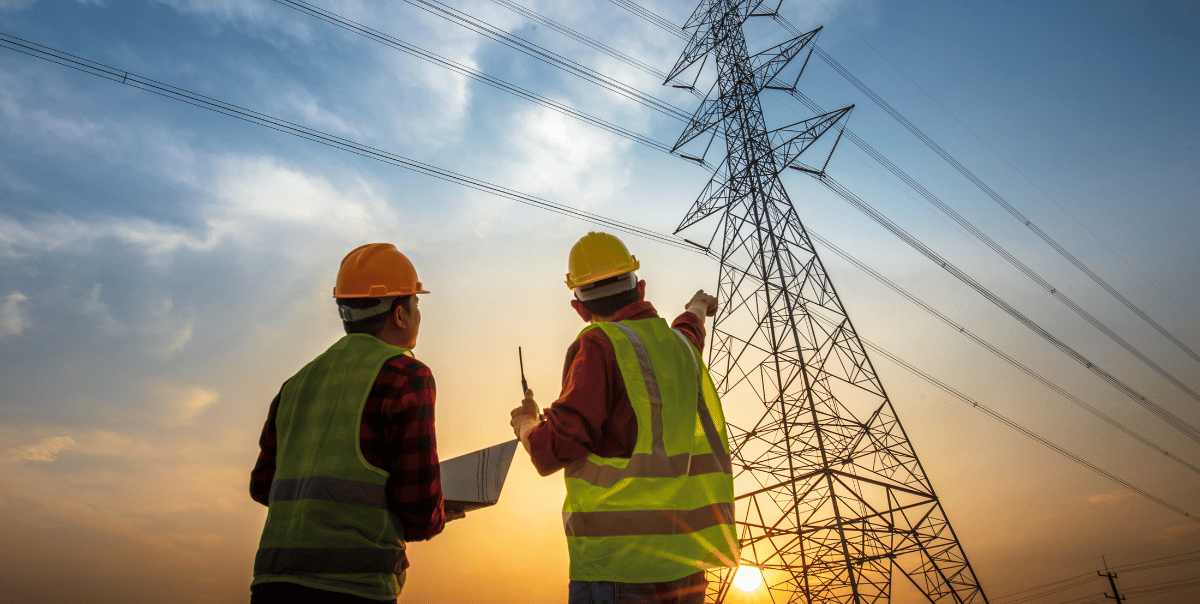 Electrical contractors and utility employees plan for electrification of electric grid to support growing energy transition and EVs