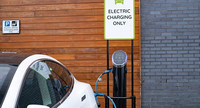 EV charging at a multifamily station